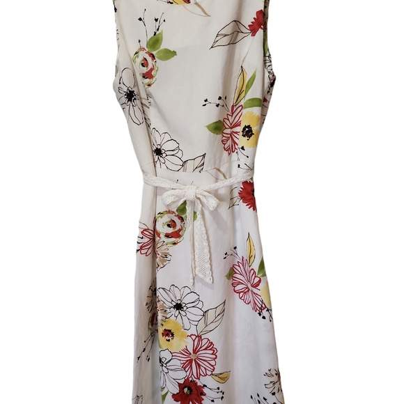 Emma James floral sleeveless petite 12 dress - Picture 2 of 8